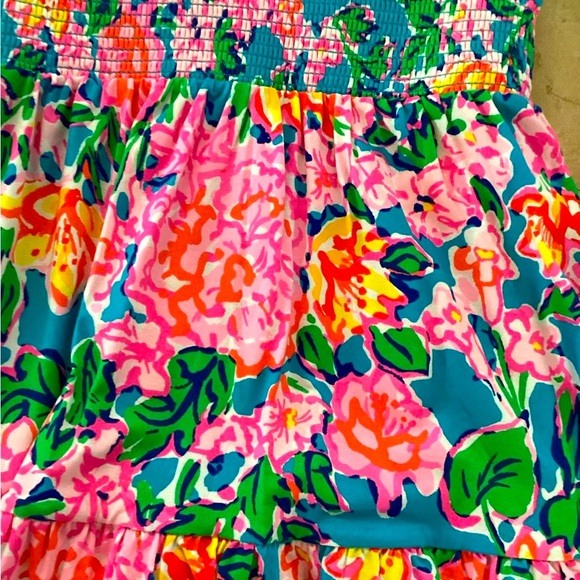 NWT Lilly Pulitzer Peggy romper, pattern “Rose to the occasion “ - Picture 6 of 6